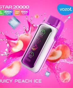 VOZOL Vape Jetable - VOZOL STAR 20000 glace à la pêche juteuse 8042405